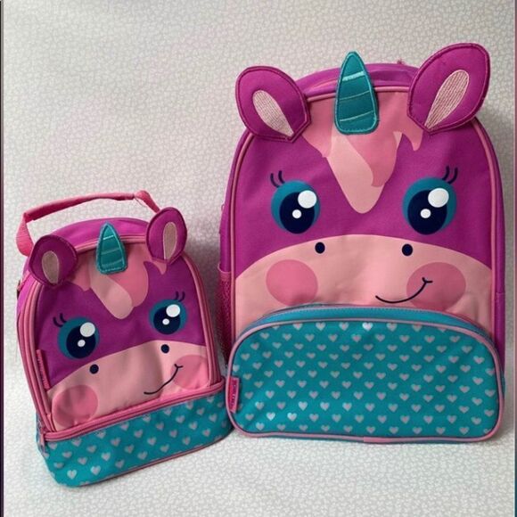 STEPHEN JOSEPH  Unicorn Backpack and Lunchbox - Picture 1 of 10